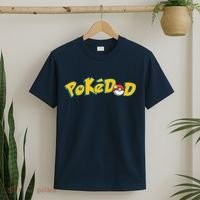 Pokedad Cute Dad Gift T-Shirt thumb 2