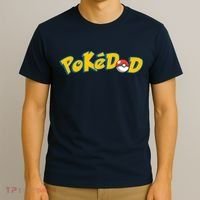Pokedad Cute Dad Gift T-Shirt thumb 3