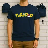 Pokedad Cute Dad Gift T-Shirt thumb 6