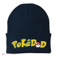 Pokedad Cute Dad Gift Beanie thumb 0