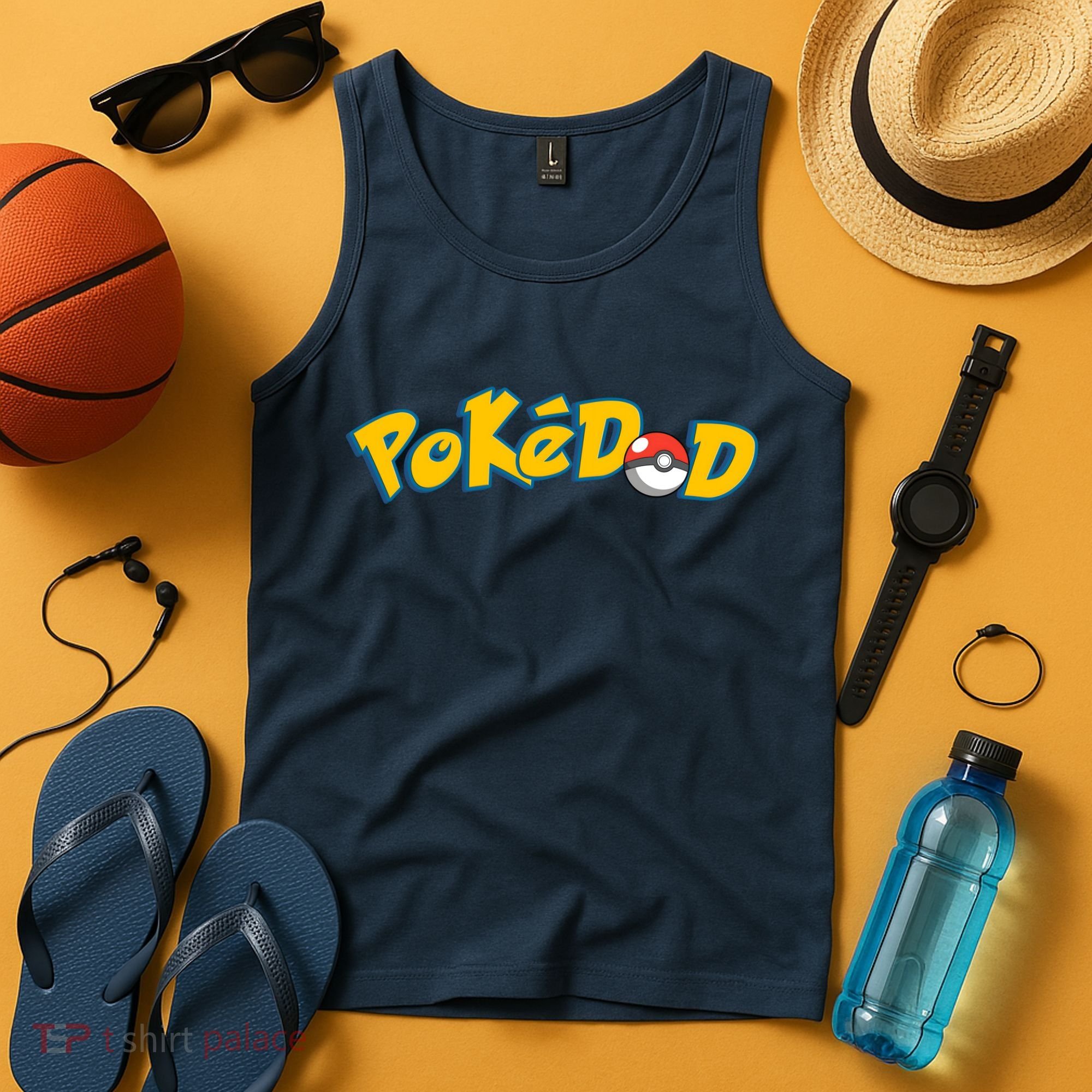 Pokedad Cute Dad Gift Tank Top
