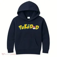 Pokedad Cute Dad Gift Kids Hoodie thumb 0