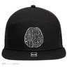 Programmer Coder Developer Programming Brain Programmer 7 Panel Mesh Trucker Snapback Hat