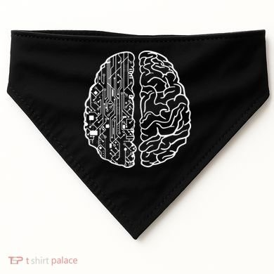 Programmer Coder Developer Programming Brain Programmer USA-Made Doggie Bandana