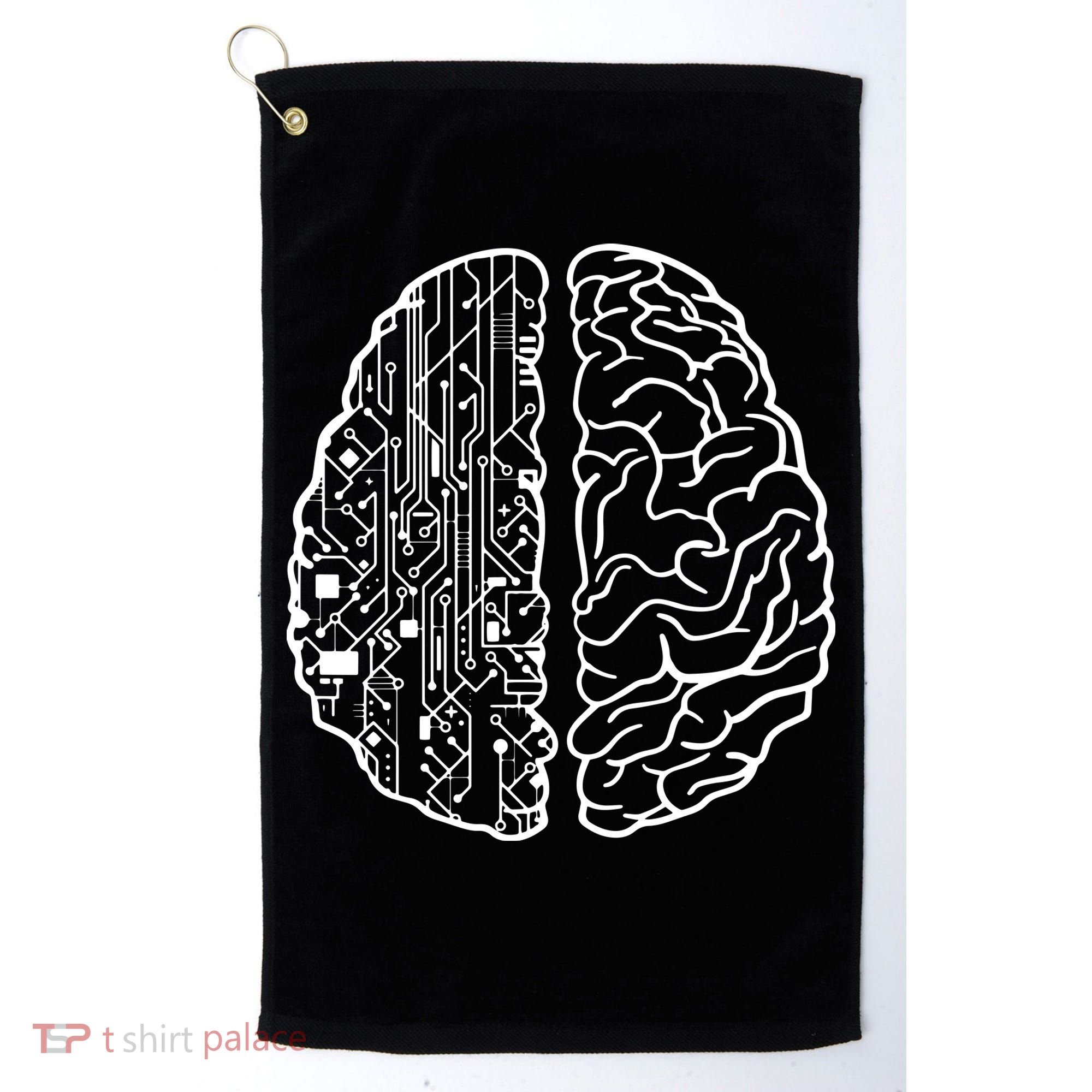 Programmer Coder Developer Programming Brain Programmer Golf Towel