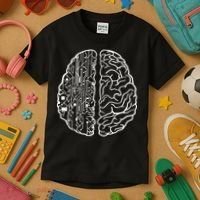 Programmer Coder Developer Programming Brain Programmer Kids T-Shirt thumb 3