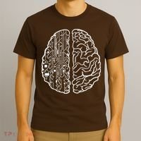 Programmer Coder Developer Programming Brain Programmer T-Shirt thumb 3