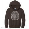 Programmer Coder Developer Programming Brain Programmer Kids Hoodie