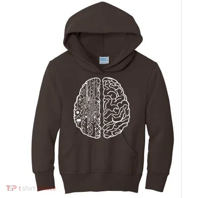 Programmer Coder Developer Programming Brain Programmer Kids Hoodie