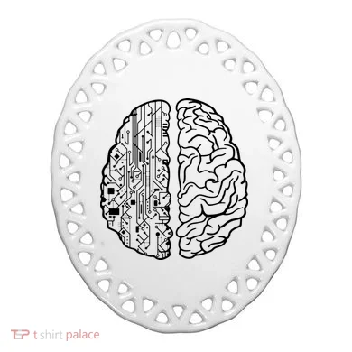 Programmer Coder Developer Programming Brain Programmer Ceramic Ornament