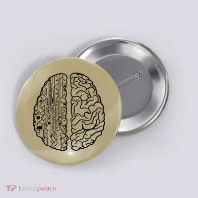 Programmer Coder Developer Programming Brain Programmer Button