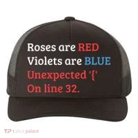 Programmer Coder Developer Programming Software Engineer Yupoong Adult 5-Panel Trucker Hat thumb 0