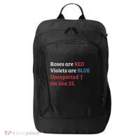 Programmer Coder Developer Programming Software Engineer City Backpack thumb 0