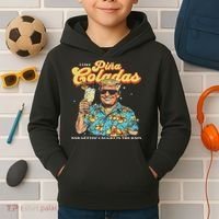 Pina Coladas Donald Trump Summer Vacation Hawaii Beach Funny Kids Hoodie thumb 2