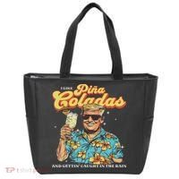 Pina Coladas Donald Trump Summer Vacation Hawaii Beach Funny Tote Bag thumb 0