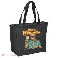 Pina Coladas Donald Trump Summer Vacation Hawaii Beach Funny Tote Bag thumb 2
