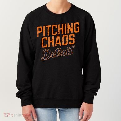 Pitching Chaos Detroit Women's Sweatshirt
