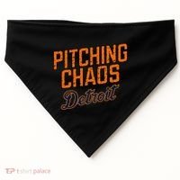 Pitching Chaos Detroit USA-Made Doggie Bandana thumb 0