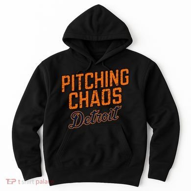 Pitching Chaos Detroit Hoodie
