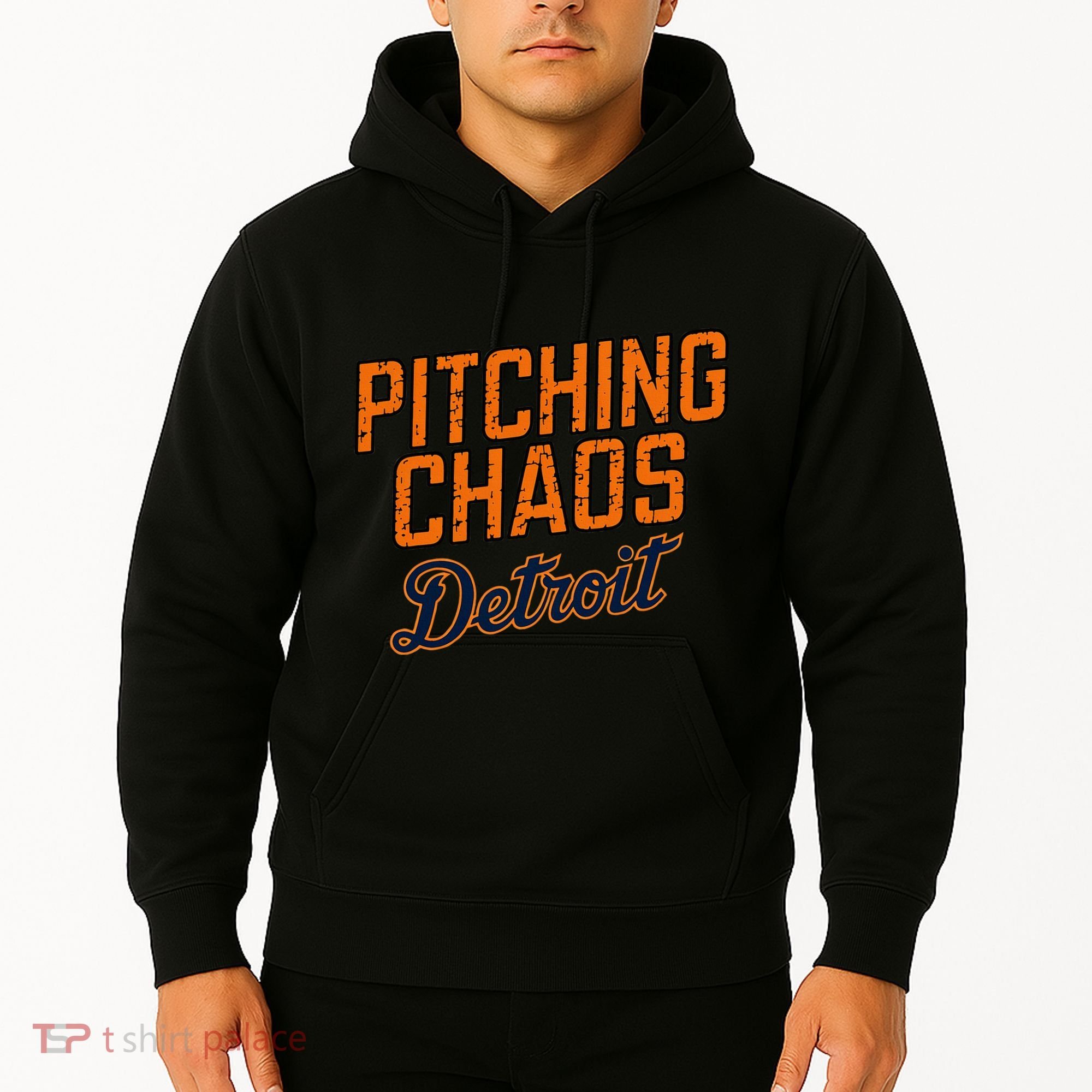 Pitching Chaos Detroit Hoodie