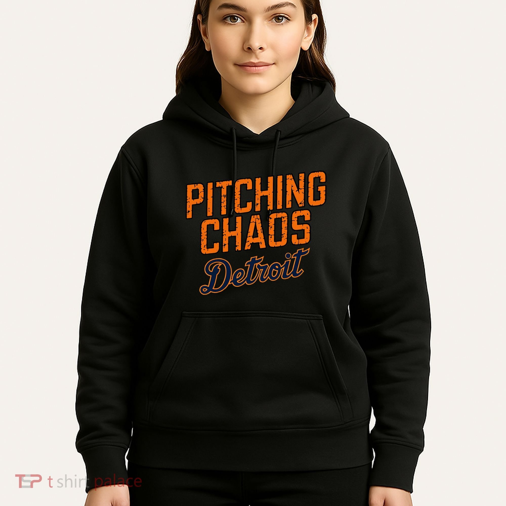 Pitching Chaos Detroit Hoodie