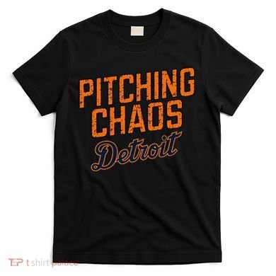 Pitching Chaos Detroit T-Shirt