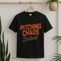 Pitching Chaos Detroit T-Shirt thumb 2