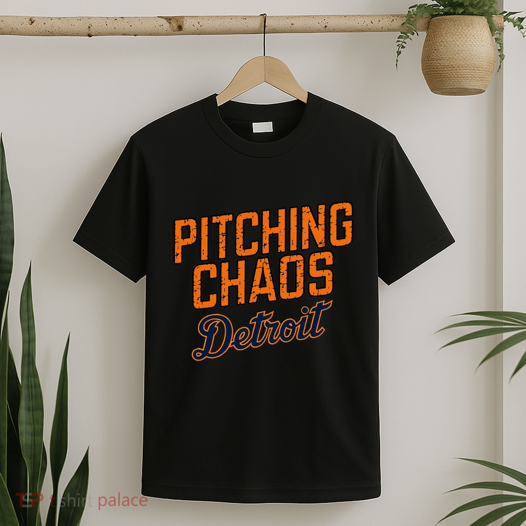 Pitching Chaos Detroit T-Shirt