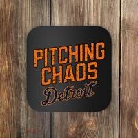 Pitching Chaos Detroit Coaster thumb 0