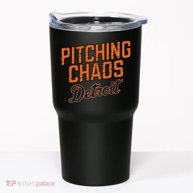 Pitching Chaos Detroit Tumbler