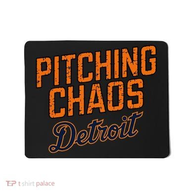 Pitching Chaos Detroit Mousepad