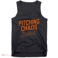 Pitching Chaos Detroit Tank Top thumb 0