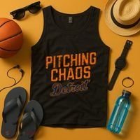 Pitching Chaos Detroit Tank Top thumb 4