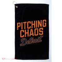 Pitching Chaos Detroit Golf Towel thumb 0
