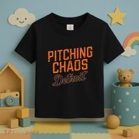 Pitching Chaos Detroit Toddler T-Shirt thumb 3
