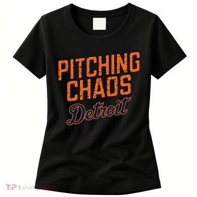 Pitching Chaos Detroit Women's T-Shirt