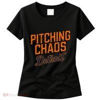 Pitching Chaos Detroit Women's T-Shirt thumb 0
