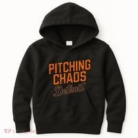 Pitching Chaos Detroit Kids Hoodie thumb 0