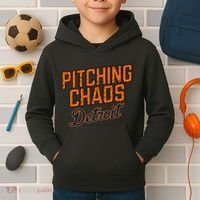 Pitching Chaos Detroit Kids Hoodie thumb 2