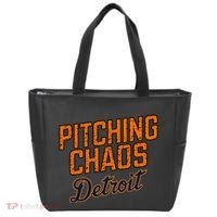 Pitching Chaos Detroit Tote Bag thumb 0