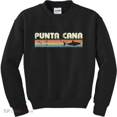 Punta Cana Dominican Republic Shark Kids Sweatshirt