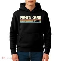 Punta Cana Dominican Republic Shark Kids Hoodie thumb 4