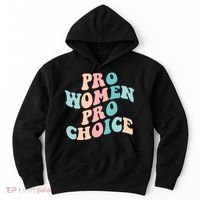 Pro Choice Equal Rights Feminist Retro Hoodie thumb 0
