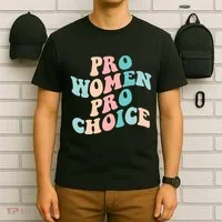 Pro Choice Equal Rights Feminist Retro T-Shirt thumb 6