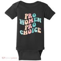 Pro Choice Equal Rights Feminist Retro Baby Bodysuit thumb 0