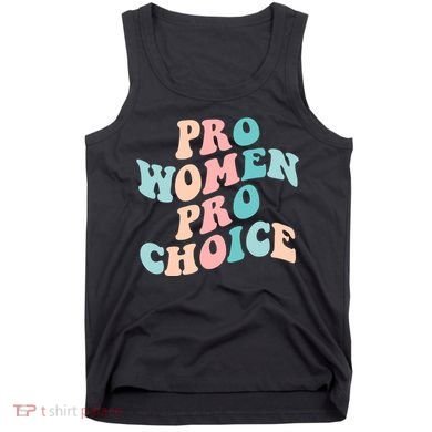 Pro Choice Equal Rights Feminist Retro Tank Top