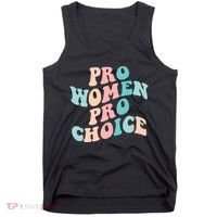 Pro Choice Equal Rights Feminist Retro Tank Top thumb 0