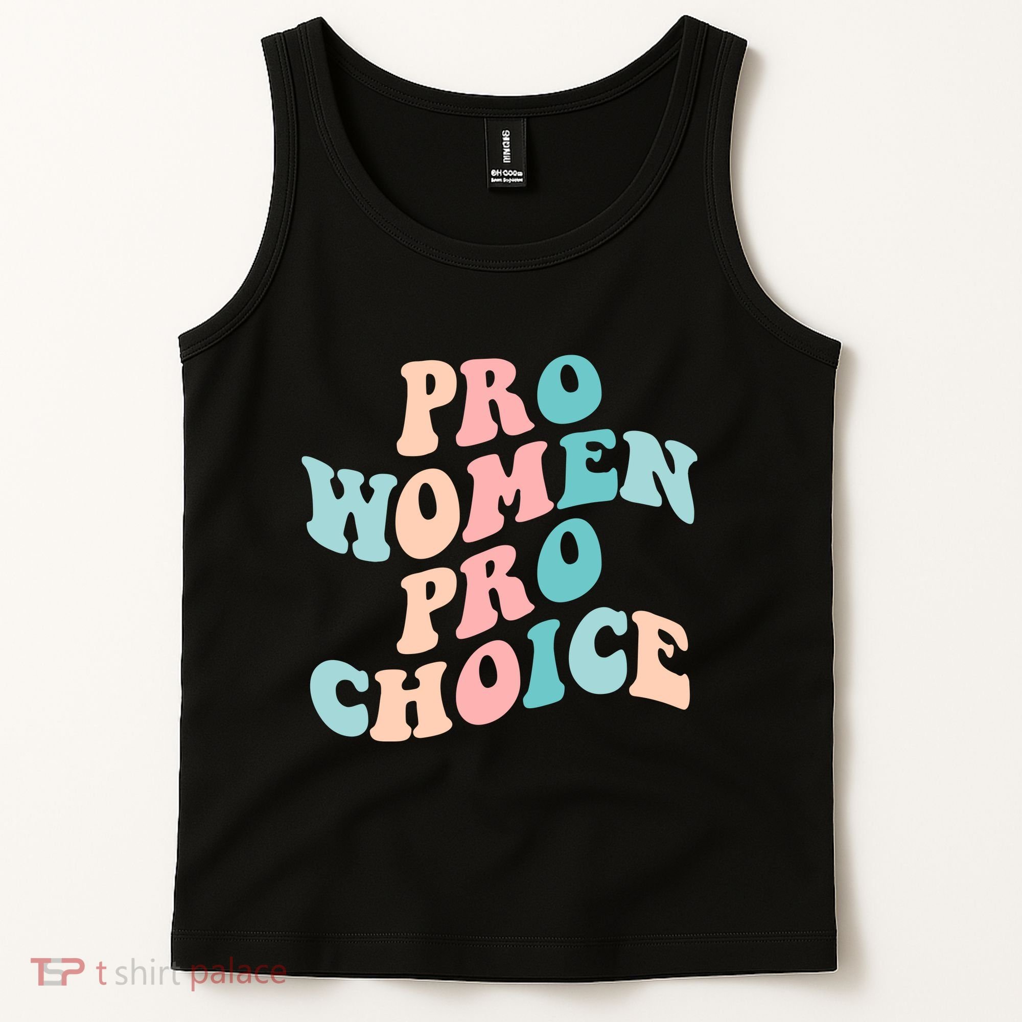 Pro Choice Equal Rights Feminist Retro Tank Top