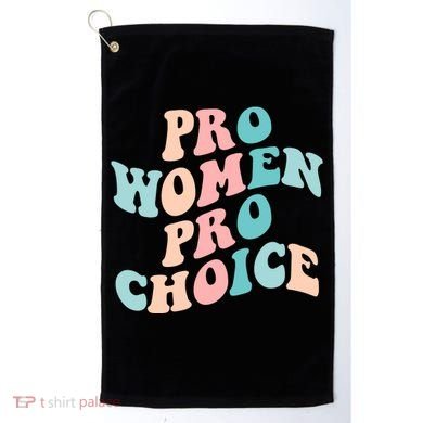Pro Choice Equal Rights Feminist Retro Golf Towel
