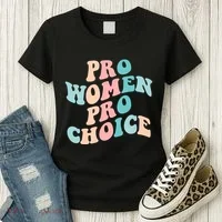 Pro Choice Equal Rights Feminist Retro Women's T-Shirt thumb 3
